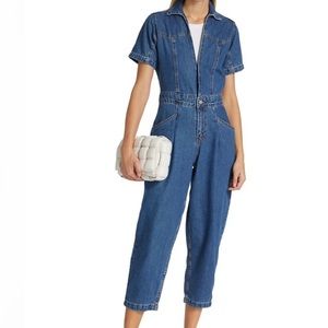 Free People Marla Denim Jumpsuit NWOT